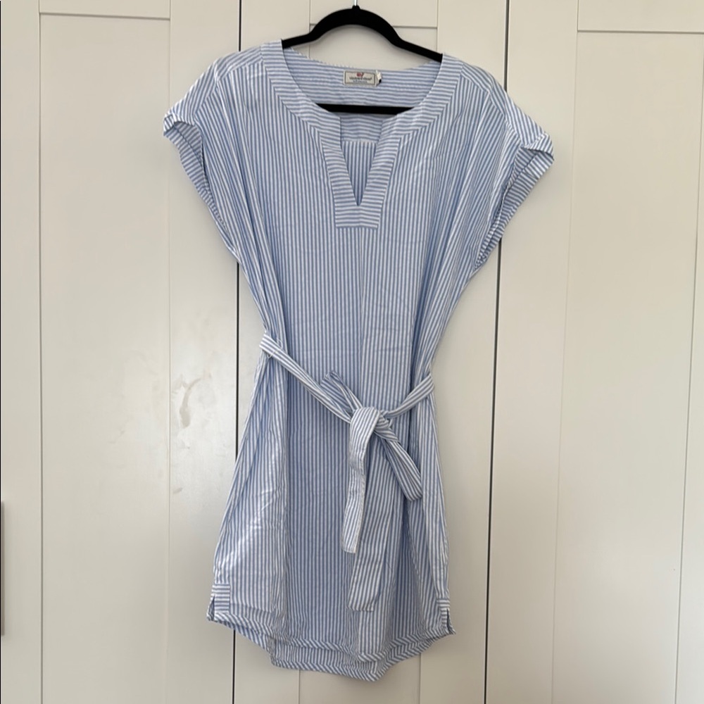 Vineyard Vines Light Blue Striped cover up Dress